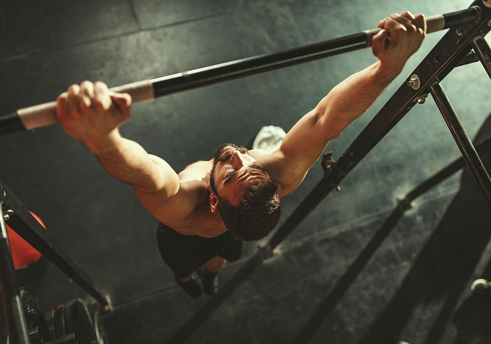 Barre de traction pour la musculation