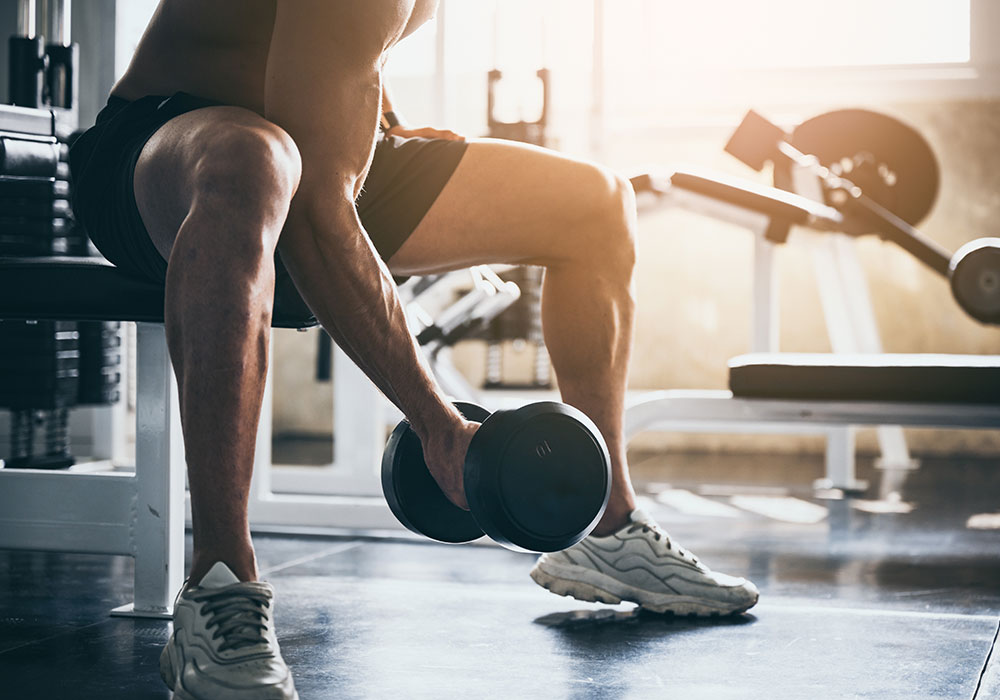 Haltères pour la musculation